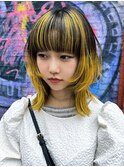 ウルフ×イエローデザインカラー