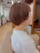 レイ(Lei)&nbsp;《Lei浅井》マッシュショート×アプリコットカラー
