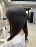 ≪朝楽≫POINT(部分)METEOストレート＋似合わせカット＋トリートメント