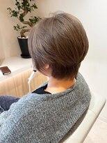 アビエブラン 若江岩田(abije blanc) アッシュベージュ丸みショート【若江岩田】