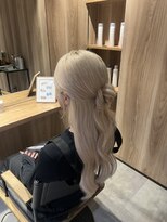 ソルビア ヘアセット(solvia)&nbsp;お団子ハーフアップ
