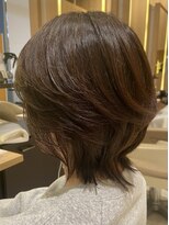 ネウィ 川崎(newi)&nbsp;ミディアムショートウルフスタイル