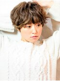 ボブショート/ショートマッシュ/メルティカラー/ウェーブ/20代