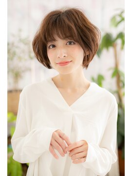 ミック 日暮里店(miq) ふわっとフェミニンボブ☆ひし形シルエットラブグラマラスa