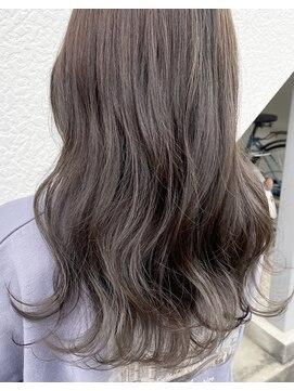 フラバー(flover) 【Miyuki】ブリーチなしダブルカラーでラベンダーグレージュ