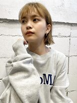 美髪/ホワイトグレージュ/大人かわいい/こなれミディ[銀座]