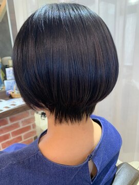 TJ天気予報 1mm江南店 ショートレイヤーボブ