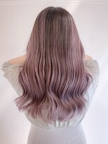 アイティー バイ アルバム 中野店(IT by ALBUM) バレイヤージュパープル_アースカラーくびれヘア_ba361941