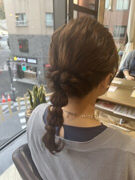 エクリ シセイドウ 麻布十番店(equri×SHISEIDO) 【麻布十番】ゆるふわ編みおろし♪