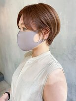 アルバム 渋谷パルコ(ALBUM) タイトルカジュアルショート_グレージュカラーボブ_ba401691