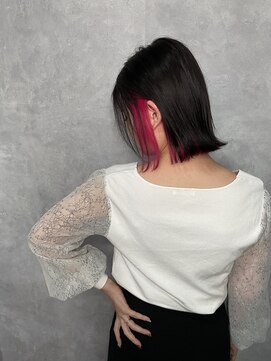 ヘアースマイルクー(HAIR SMILE COEUR) 【COEUR/SAYAKA】ピンクイヤリング♪