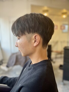ソイクフ 高田馬場店(SOY-KUFU) MEN’SHAIRマッシュパーマアッシュブラック