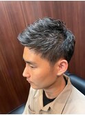 ツーブロックショートスタイル