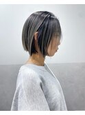 アンブレラカラーフェイスフレーミングホワイトブロンド