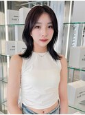大人ミディアムレイヤースタイル2-1