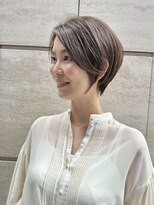 ハイライト小顔ショート【Yamaki】