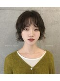 ゆるまきタッセルカット/タッセルカット/タンバルモリ/韓国ボブ