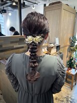 【高間香鈴】今人気の編みおろしアレンジ