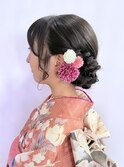 成人式ヘアセット（前撮り）振袖ヘア