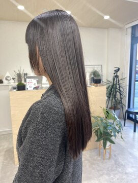 モンテヘアー(monte hair) 弱酸性ストレートパーマ×ロング