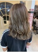 コントラストハイライトオリーブベージュミルクティーベージュ