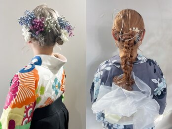 イチザサロン(ICHI THESALON)の写真/2026年成人式/ご予約大好評！ハイセンス×ハイクオリティなスタイリングで特別な日を彩る…＊