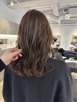 マルフェ 天王寺(marfe) グレージュハイライトカラーケアブリーチ透明感カラー