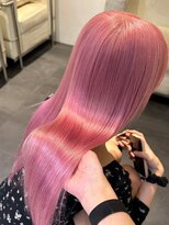 ベレーザ 渋谷神南(Beleza)&nbsp;14138ブリーチ＆ダブルカラーベビーピンクホワイトピンク