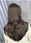 マロンベージュ　チョコレートブラウン　ブリーチ無し