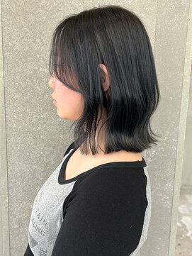 ロンド 表参道店(Lond) ミニウルフ黒染め髪質改善縮毛矯正酸性ストレートレイヤー