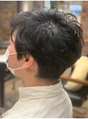 【猪俣望】メンズナチュラルパーマ