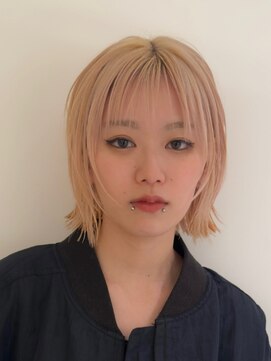 カット ドット 吉祥寺(cut.) 一度はなりたい憧れヘア◎透明感ブロンドボブ