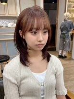 ネオリーブ クーロ(Neolive curro) 韓国前髪顔周り×ハッシュレイヤー横浜/縮毛矯正/酸性ストレート