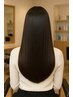 【初回限定】まっすぐなりすぎない縮毛矯正ストレート+カット（+Tr￥2200）
