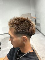 スウェル 柏店(Swell)&nbsp;スパイキー坊主/MEN’S HAIR/ブルーブラック/フェザーパーマ/柏