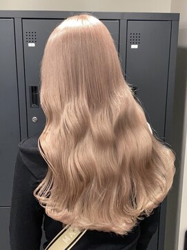 ベレーザ 渋谷(BELEZA) 17061ブリーチ&ダブルカラーミルクティーモーブブラウン