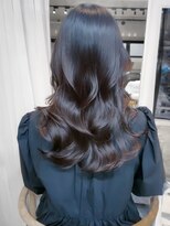 レノラ 本町(LENORA) 美髪ミディアムレイヤーカットデジタルパーマチェリーブラウン