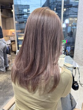 サンク 原宿 表参道(cinq) ミルクティーベージュヘーゼルベージュヘーゼルグレージュボブ