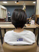 ミュー 天満橋(MEU)&nbsp;大人女性のナチュラルハイライト・ショートスタイル