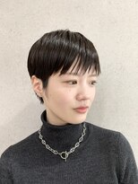 ミクマル(micmal) 20代30代40代小顔ハンサムショートアッシュブルーブラック