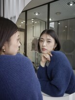 ヌヌ 渋谷 原宿 明治神宮前(nunu)&nbsp;レイヤーカットウルフカットボブグレージュオリーブべージュ