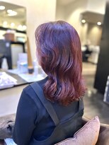 アトリエファゴ ハナミズキ店&nbsp;【Yuine】ブリーチなしボルドーカラー