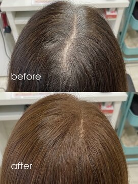 ココル 西新井(CoCoLu) 30代40代50代◎白髪染めリタッチカラーミディアムヘア西新井