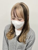 アイスプロドバイブルーム 木更津店(ice prod by bloom)&nbsp;ピンクベージュ/アンブレラカラー/クールショート/前髪/木更津