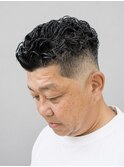 極道パーマ×フェード｜メンズパーマ