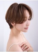 前髪なし大人ショート30代40代50代 【AIN.表参道】川原大地