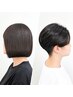 【柔らかく自然なストレート】カット＋縮毛矯正