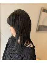 ヴィサージュアクト(VISAGE a.c.t)&nbsp;【２０１９年夏トレンドヘアカラー】ブルー＆ブラック