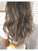 ルーナヘアー(LUNA hair)&nbsp;『京都　ルーナ』バレイヤージュ×グレージュ【草木真一郎】