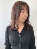 フィル(fil)&nbsp;オトナ可愛いセミロング/ベージュバイオレット